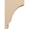 Ekena Millwork 9"W x 18"D x 27"H Classic Moab Rough Cedar Woodgrain TimberThane Corbel, Primed Tan CORUR09X18X27MOARCPR - alternate 5